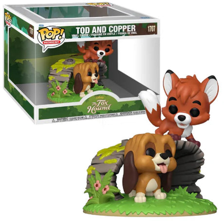 Funko cap und capper tod and copper (pop! moment) vinylfiguur 1707 unisex pop! - neutraal - standard
