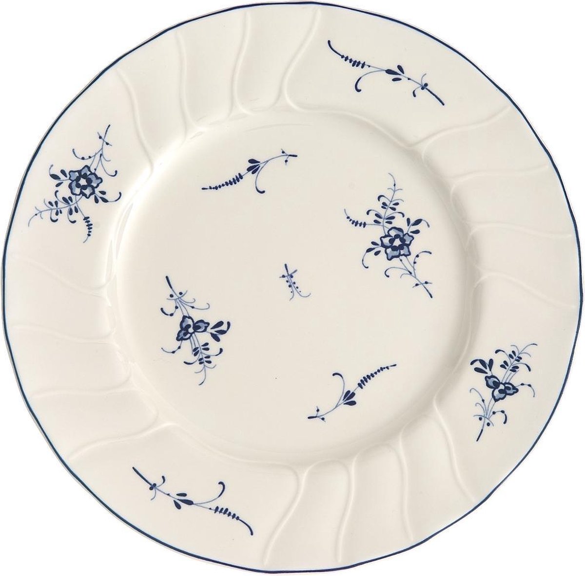 Villeroy boch vieux luxembourg ontbijtbord - ø21 cm - wit
