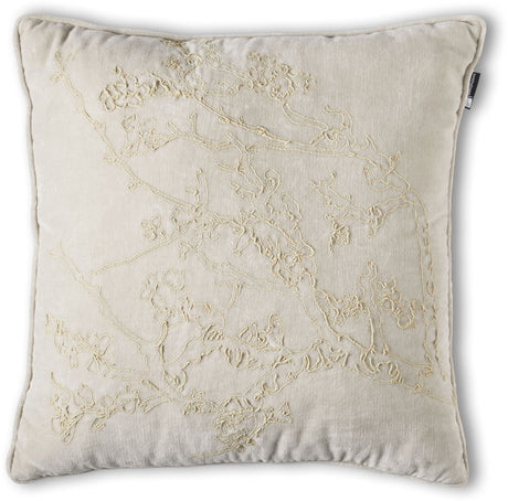 Beddinghouse x van gogh museum broderie fleurie cushion sierkussen - 50 x 50 cm cm - beige