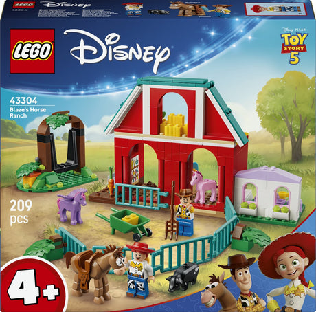 Lego ® disney en pixar toy story 5 blaze's paardenranch 43304