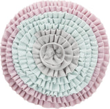 Trixie junior snuffelmat zacht roze mintgroen grijs