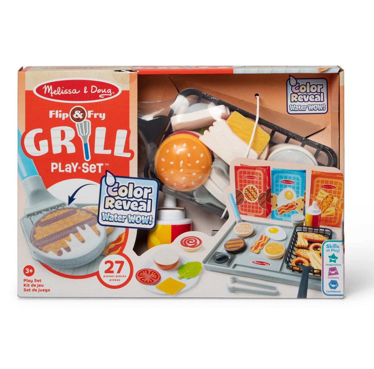 Melissa doug – water wow! frituur speelset – magisch koken met water