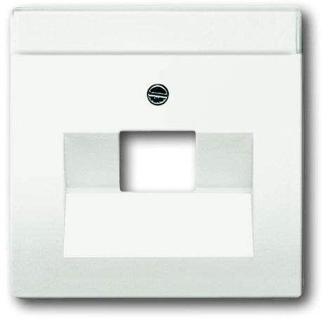 Busch-jaeger busch jaeger future linear afdekplaat 1xrj45 rj11 mat studiowit 1803-884