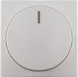 Busch jaeger busch-jaeger balance centraalplaat inbouw - voor dimmer - met knop - polarwit