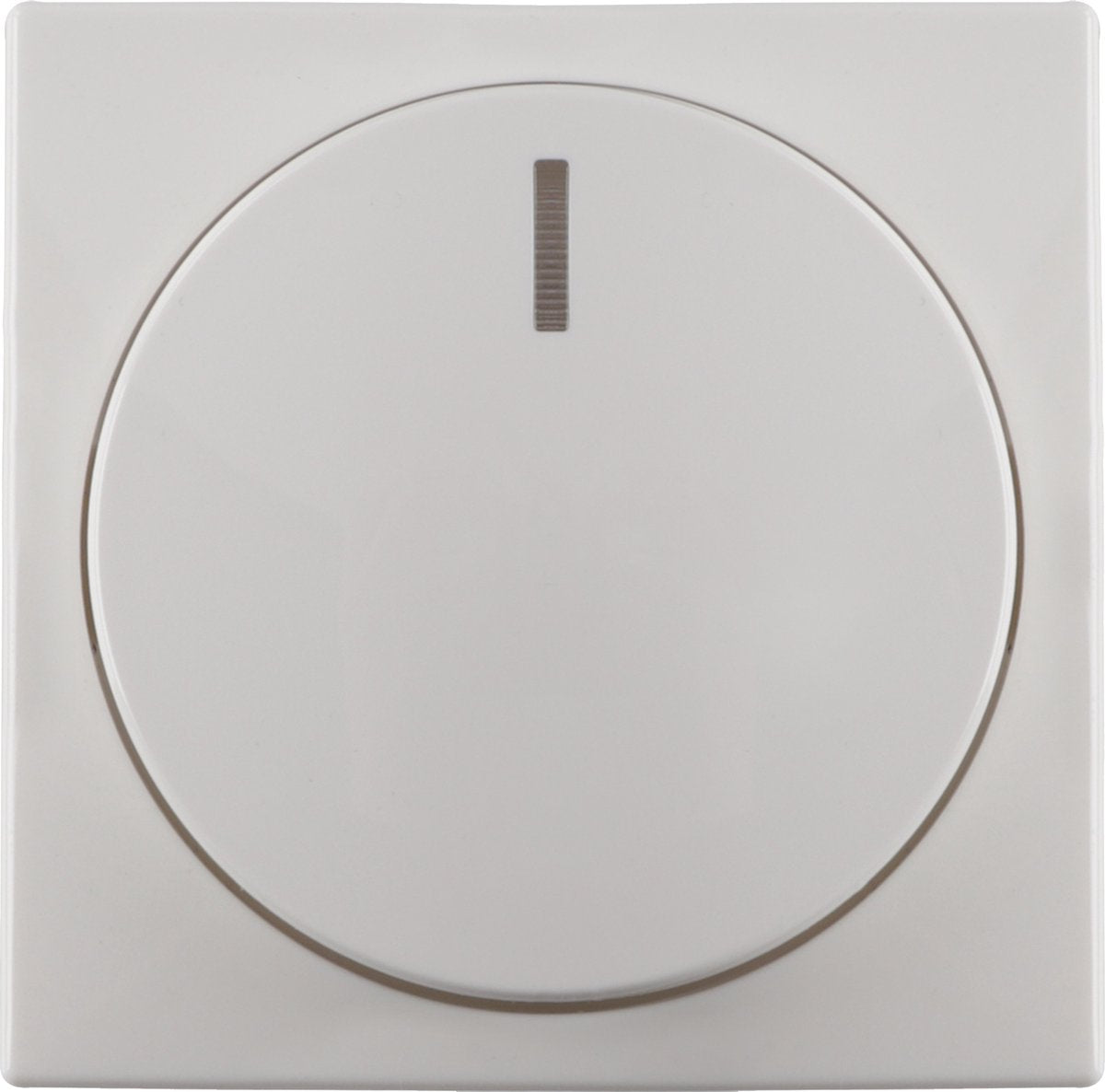 Busch jaeger busch-jaeger balance centraalplaat inbouw - voor dimmer - met knop - polarwit