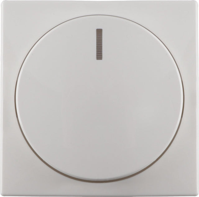Busch jaeger busch-jaeger balance centraalplaat inbouw - voor dimmer - met knop - polarwit