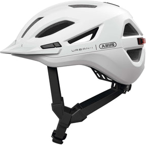 Abus fietshelm urban-i 4.0 ace polar white xl - 60-64 cm - wit - geschikt voor gebruik op elektrische fietsen - stadsfietsen - 320 g
