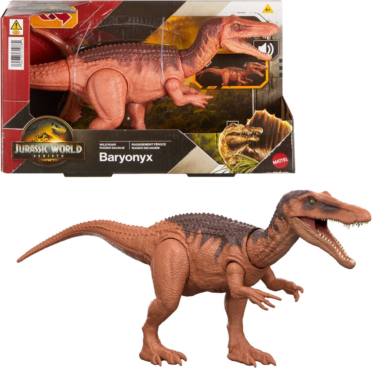 Jurassic world - baryonyx - gelede figuur met aanval en geluid - jgc79