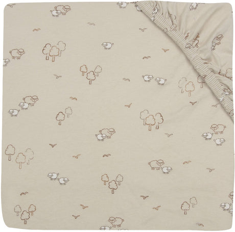 Jollein hoeslaken ledikant - 60x120cm - jersey - woolly