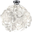 Rl live your light reality leavy - plafondlamp - chroom - excl. 1x e27 8,5 w - osram lichtbron - verlichting omhoog en omlaag - niet dimbaar