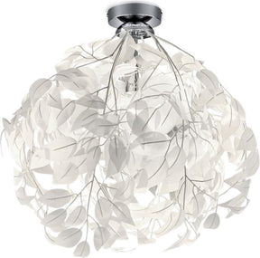 Rl live your light reality leavy - plafondlamp - chroom - excl. 1x e27 8,5 w - osram lichtbron - verlichting omhoog en omlaag - niet dimbaar