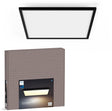 Philips hue aurelle paneellamp – warm- tot koelwit licht – zwart – vierkant large