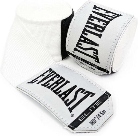Everlast elite handwraps, white, 457 cm