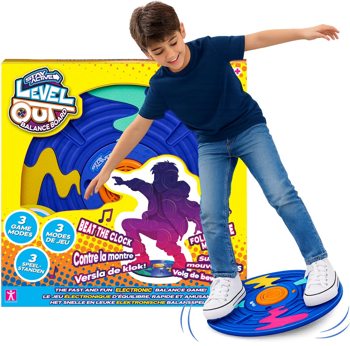 Gear2play level out balance board - elektronisch balansspel met geluidseffecten