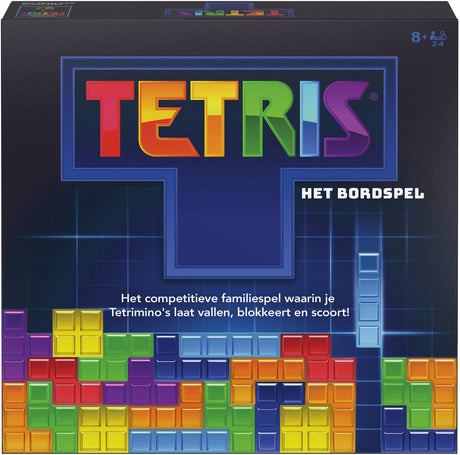 Spin master games - tetris - bordspel - multiplayer puzzeluitdaging - voor 2 tot 4 spelers - vanaf 8 jaar