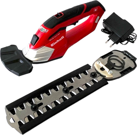 Einhell ge-cg 12 li wt accu gras- en buxusschaar 12 v 10 19 cm ( 3410411 ) + geïntegreerde accu 1,5 ah + lader