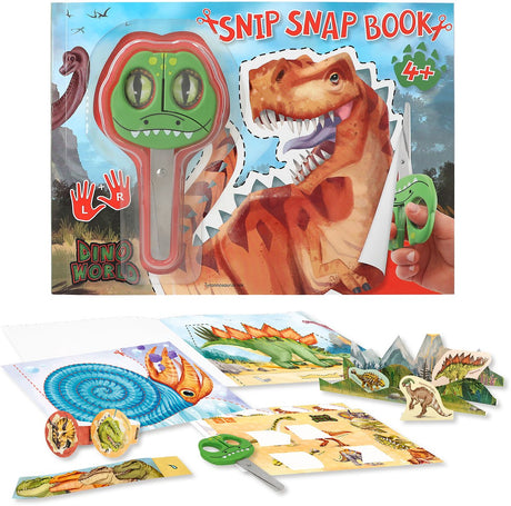 Depesche - dino world snip snap book - knutselboek