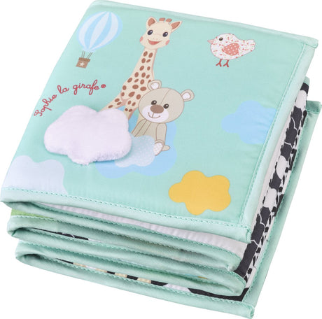 Sophie la girafe sophie de giraf opvouwbaar speelboek - babyboekje - baby boek - 6 dubbelzijdige pagina's - prikkelt de zintuigen - vanaf 0 maanden - uitvouwbaar tot 94 cm