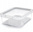 Rotho cauma koelkastorganizer 18.4x13.6x6.2 cm 1.2l wit transparant
