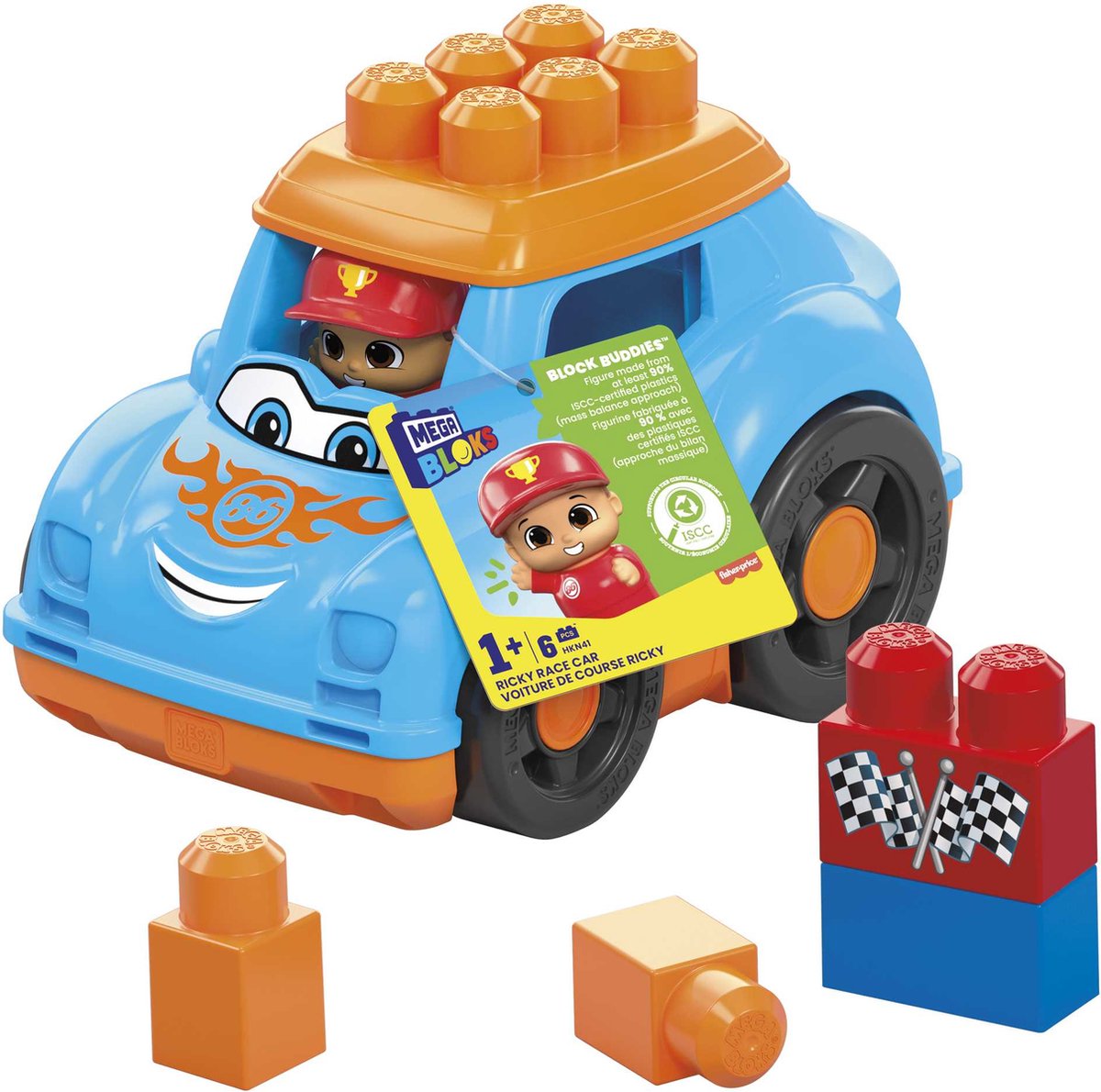 Mega bloks ricky racewagen