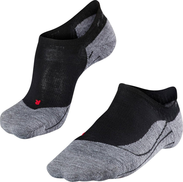 Falke tk5 invisible anti-blaar dun wol functioneel materiaal wandelsokken dames zwart - maat 37-38 37 38