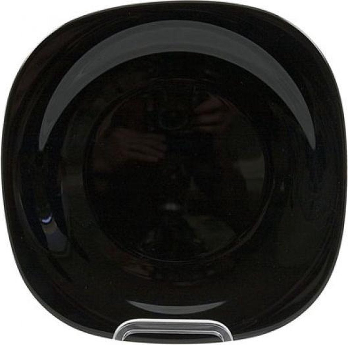 Luminarc carine plat bord 27cm zwart - gehard glas