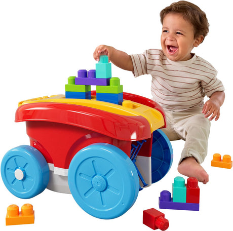 Mega bloks blokkenschepwagen - constructiespeelgoed