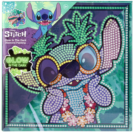 Canenco stitch diamond painting canvas glow in the dark 19x19cm