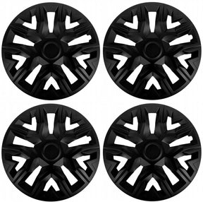Nrm universele wieldoppen 14'' - 4 stuks - de beste matzwart