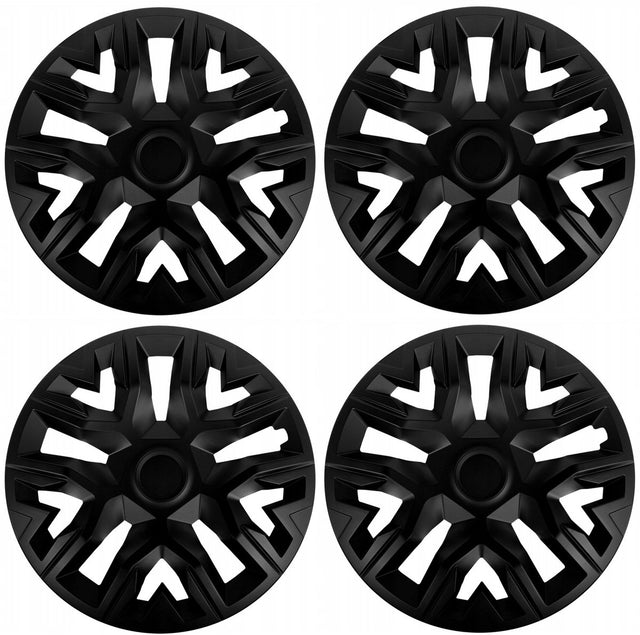 Nrm universele wieldoppen 14'' - 4 stuks - de beste matzwart