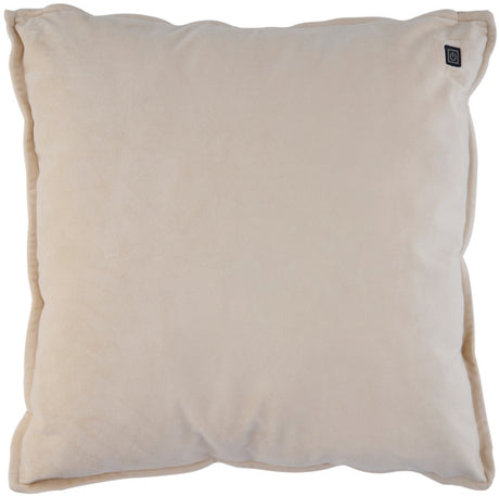 Alpina warmtekussen oplaadbaar met powerbank – warmte kussen elektrisch met 3 warmtestanden – verwarmingskussen met fleece hoes – 45x45cm – beige