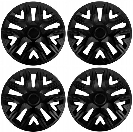 Nrm universele wieldoppen 14'' - 4 stuks - de beste matzwart