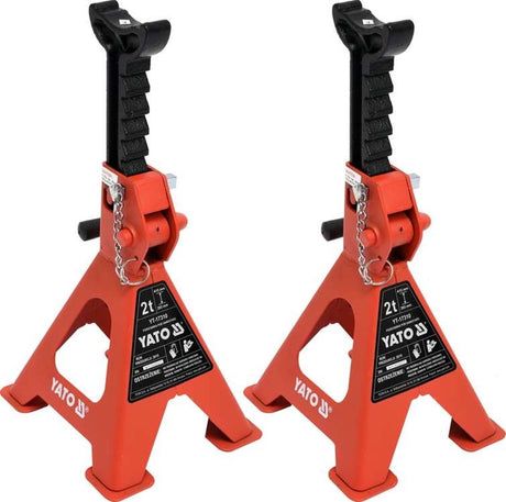 Yato assteunen 2 ton draagvermogen - 2 stuks