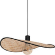 Eglo marywell hanglamp - e27 - 50 cm - zwart bruin - hout