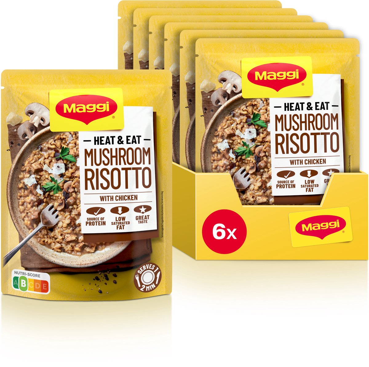 Maggi heat eat champignon risotto 6x280g