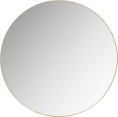 Woood doutzen spiegel - metaal - goud - 80x80x5