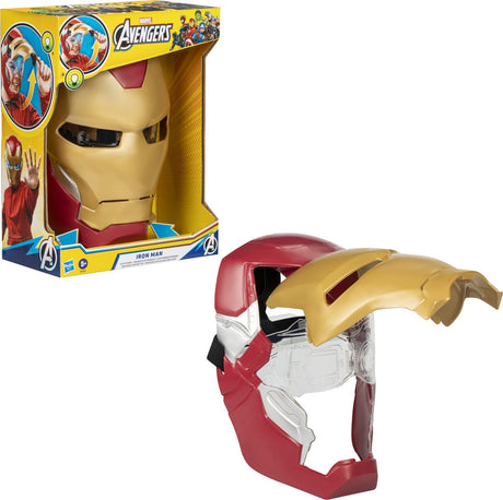 Hasbro marvel avengers iron man - flip fx-masker - lichtgevend