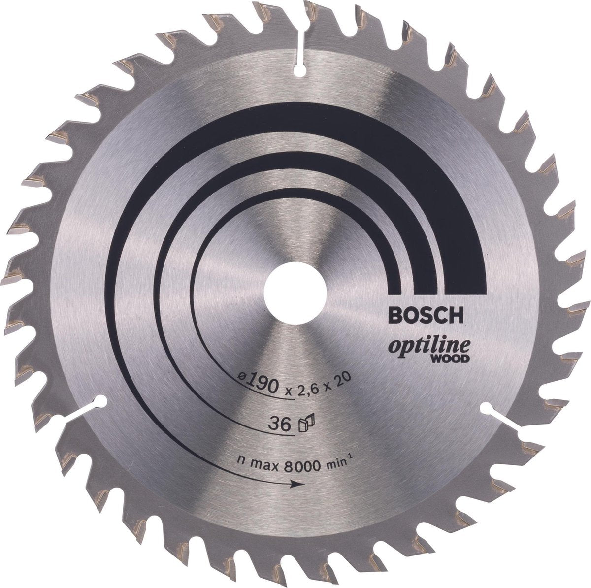Bosch cirkzb opt 190x20 16x2,6 36t wz
