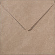 Florence enveloppen van stevige kwaliteit, kraft bruin groot vierkant, 25 stuks, 16 x 16 cm voor wenskaarten