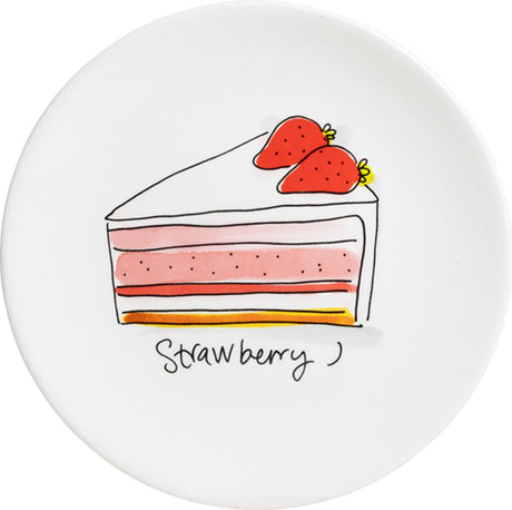Blond amsterdam , even bijkletsen: bord strawberry 18cm