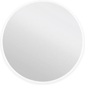 Differnz badkamerspiegel - rond - diameter 60 cm - wit - aluminium frame - eenvoudig te reinigen - montage aan de muur met schroeven (niet inbegrepen) - 2 jaar garantie