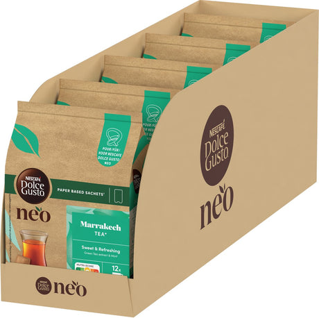 Nescafé dolce gusto neo sachets marrakech tea - 5x 12 sachets voor 12 koppen thee