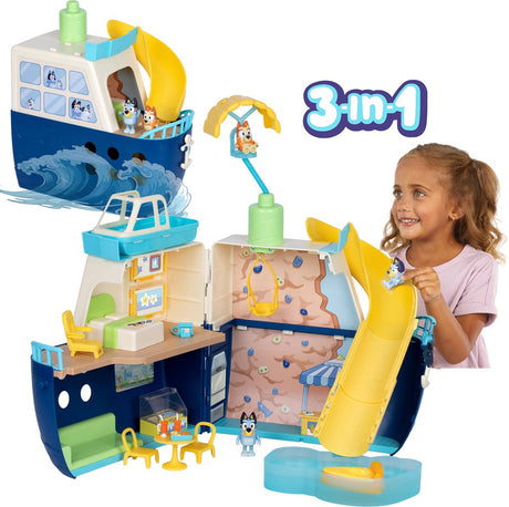 Moose toys bluey speelset cruise schip
