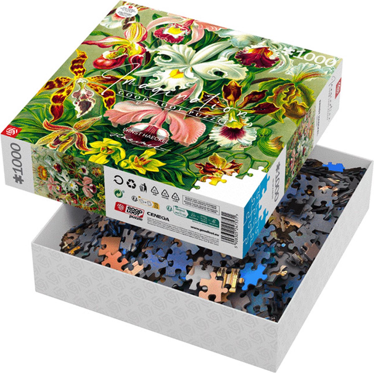 Good loot - ernst haeckel orchidea orchid puzzel - puzzel 1000 stukjes