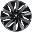 wieldoppen Lazio 13 inch ABS zwart grijs set van 4