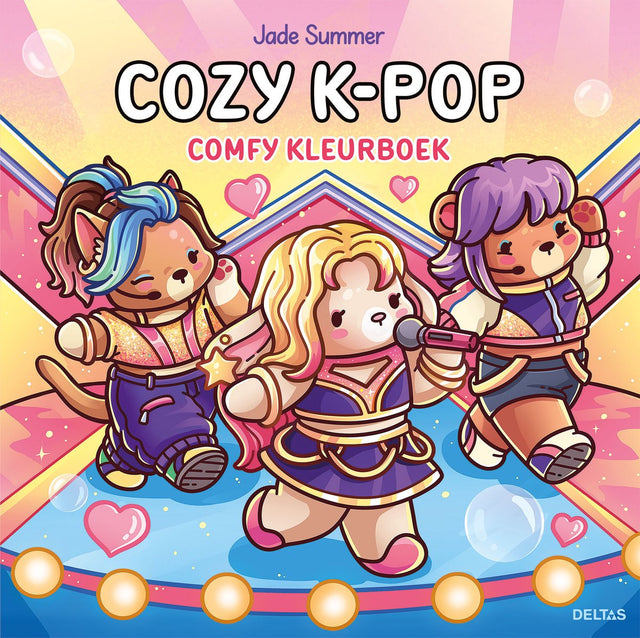 Deltas cozy k-pop - jade summer - comfy kleurboek