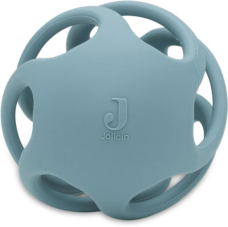 Jollein bijtring bal siliconen ø 9,5cm sea green