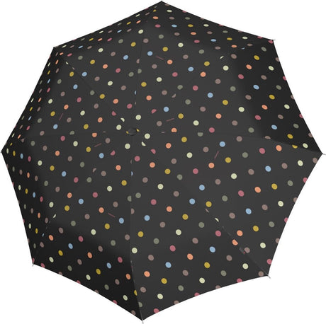 Reisenthel umbrella pocket classic opvouwbare paraplu - ø 99 cm - dots zwart