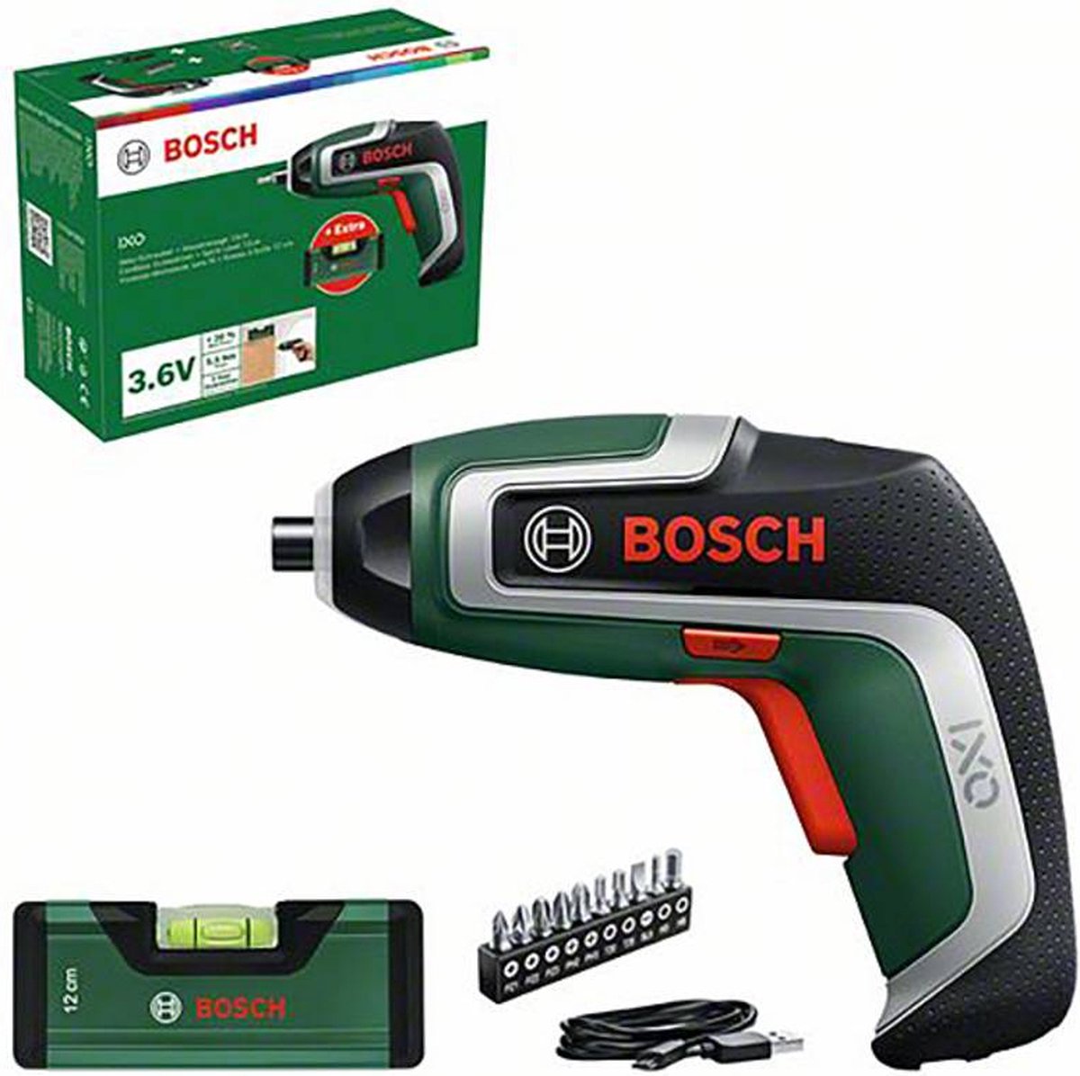 Bosch home and garden ixo 7 level set 06039e0008 accu-schroefmachine 2.0 ah
