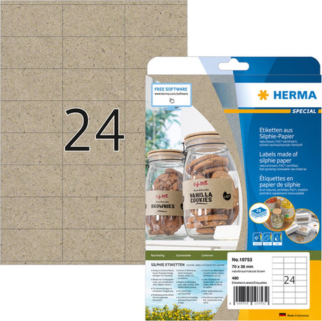 Herma - etiket 10753 70x36mm silphie br 480st